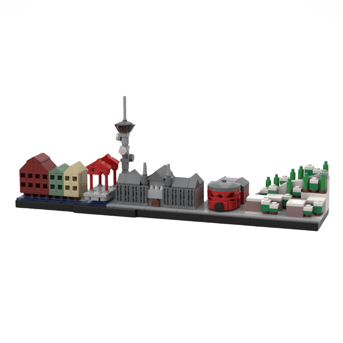trondheim skyline building kit | moc-98592 - 3