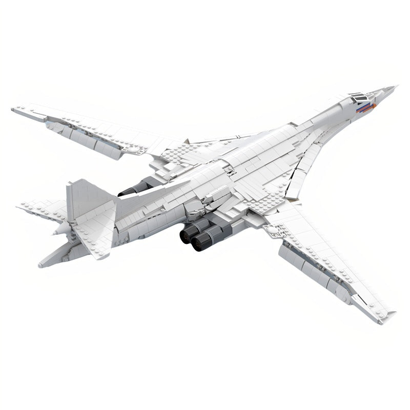 TU-160 Strategic Bomber Aircraft MOC Building Kit - 4