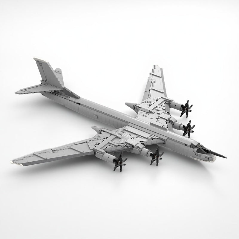 TU-95 Bear Turboprop Bomber MOC Building Kit - 1