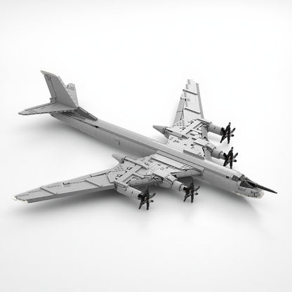 TU-95 Bear Turboprop Bomber MOC Building Kit - 1