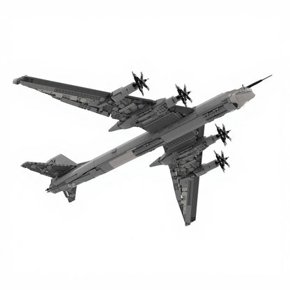 TU-95 Bear Turboprop Bomber MOC Building Kit - 3