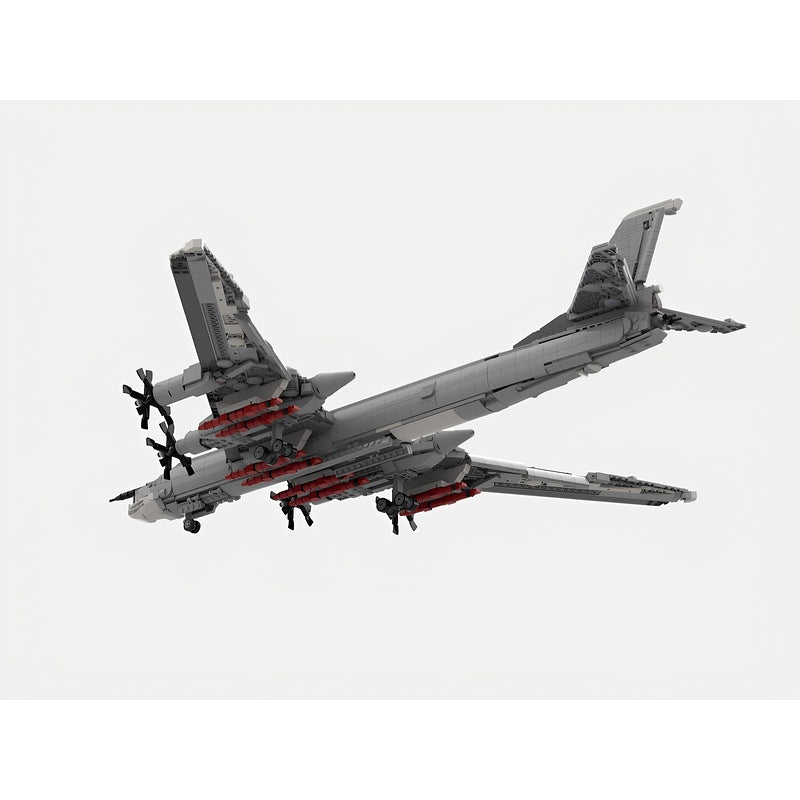 TU-95 Bear Turboprop Bomber MOC Building Kit - 5