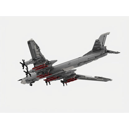 TU-95 Bear Turboprop Bomber MOC Building Kit - 5