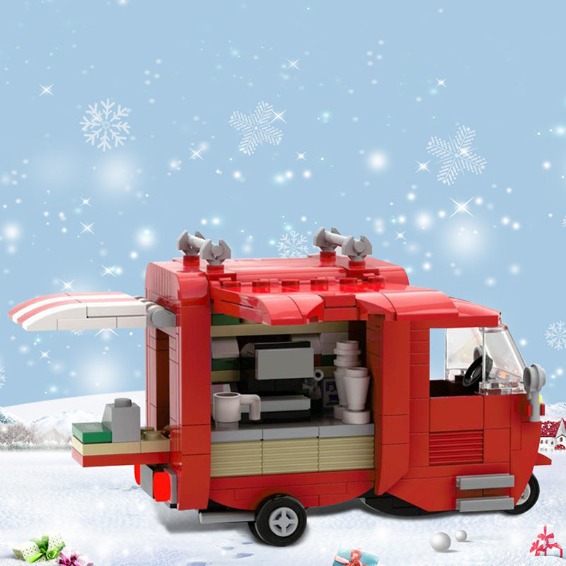 Tuk-Tuk Coffee Truck Building Kit | LEGO-Compatible MOC - 2