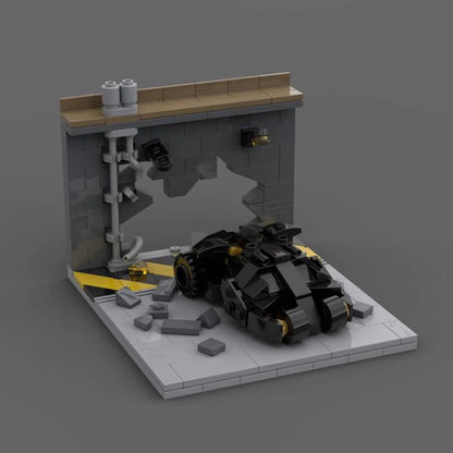 tumbler scene and batmobile building set | moc-158629 - 3