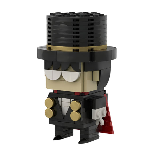 tuxedo mask brickheadz moc set | sailor moon | lego-compatible anime blocks - 1