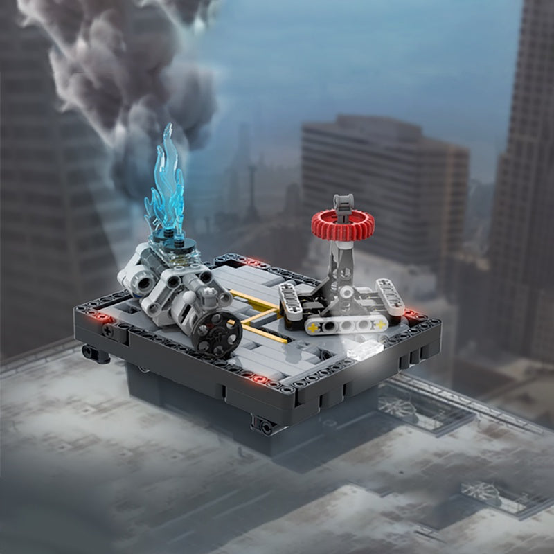 Twin-Duct Stealth VTOL Aircraft MOC Building Kit - 3