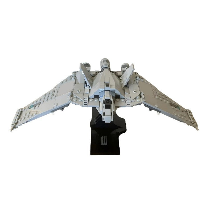 Twin-Nacelle Starfighter MOC Building Kit | Midi-Scale Spacecraft - 3