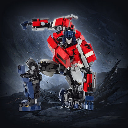 Twin-Stack Truck-Cab Mecha Robot MOC Building Kit - 2