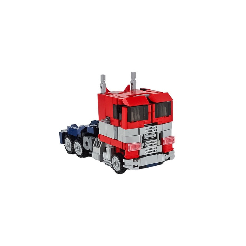 Twin-Stack Truck-Cab Mecha Robot MOC Building Kit - 3