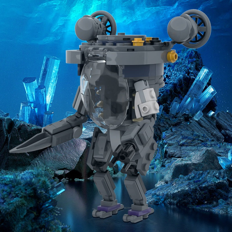 Twin-Thruster Deep-Sea Exosuit MOC Building Kit - 2
