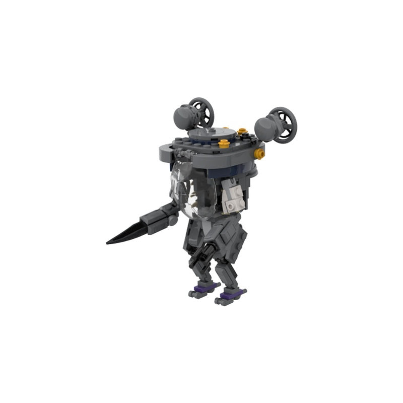 Twin-Thruster Deep-Sea Exosuit MOC Building Kit - 3