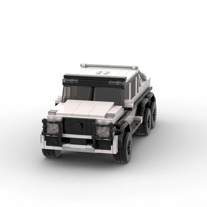 Twin-Turbo V8 6x6 Off-Road Truck Building Kit | 8-Stud LEGO-Compatible MOC - 3