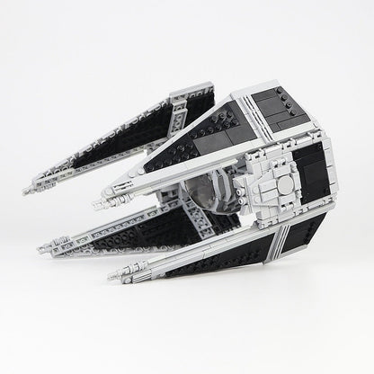 Twin Wing Interceptor MOC Starfighter Building Kit | UCS-Style Spacecraft - 2