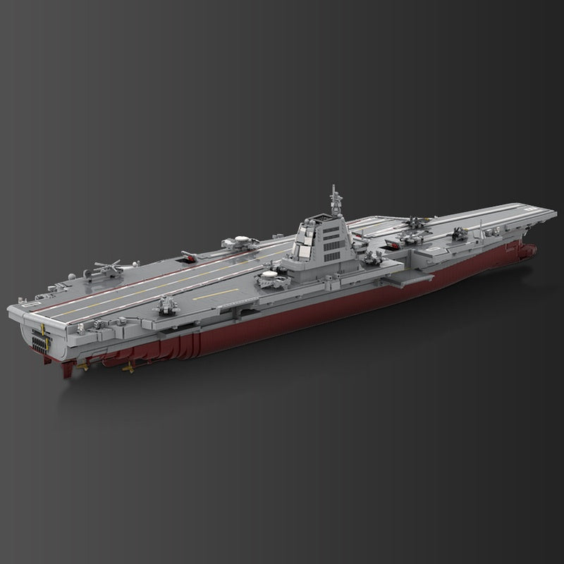 Type 003 Fujian Aircraft Carrier Warship Building Kit| 1/200 Scale  | LEGO-Compatible MOC - 1