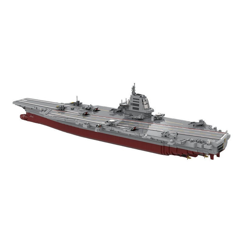 Type 003 Fujian Aircraft Carrier Warship Building Kit| 1/200 Scale  | LEGO-Compatible MOC - 3