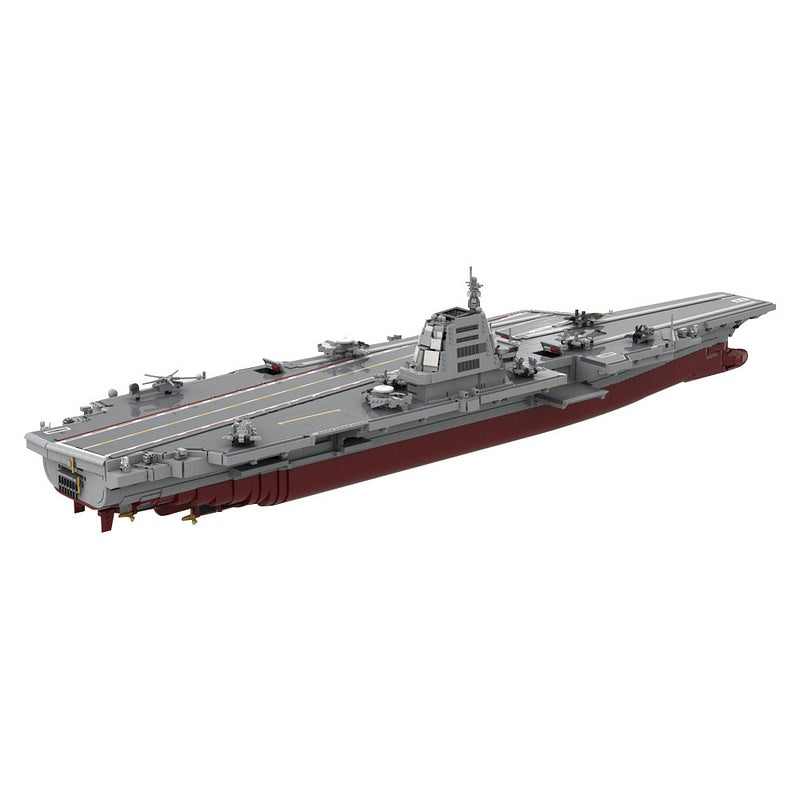 Type 003 Fujian Aircraft Carrier Warship Building Kit| 1/200 Scale  | LEGO-Compatible MOC - 5