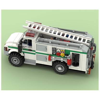 Type 6 Forest Fire Brush Truck MOC Building Kit - 2