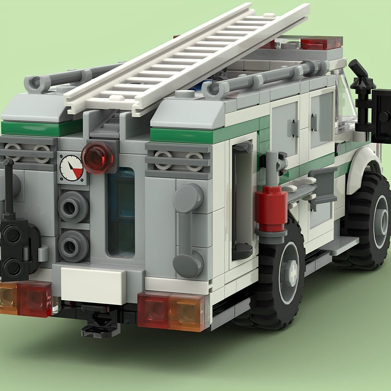 Type 6 Forest Fire Brush Truck MOC Building Kit - 4
