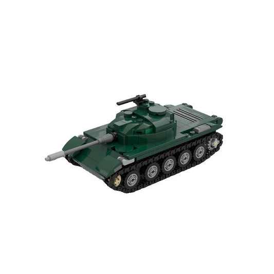 Type 62 Light Tank MOC Building Kit | Military Armored Vehicle Model - 1