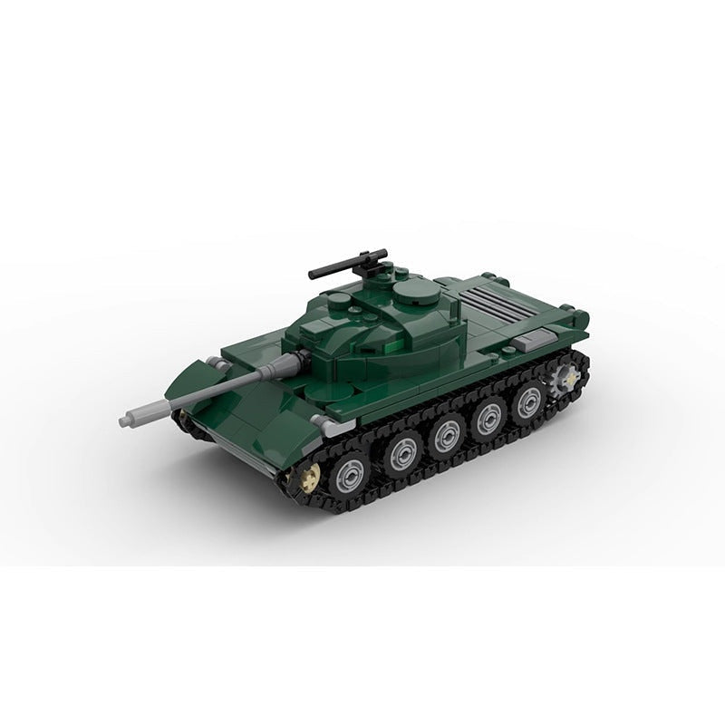 Type 62 Light Tank MOC Building Kit | Military Armored Vehicle Model - 2