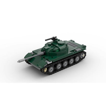 Type 62 Light Tank MOC Building Kit | Military Armored Vehicle Model - 2