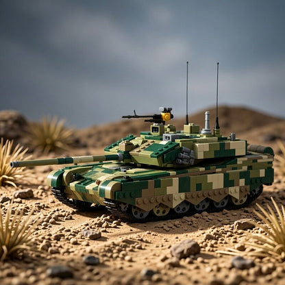 Type 99A 1:35 Main Battle Tank MOC Building Kit - 2