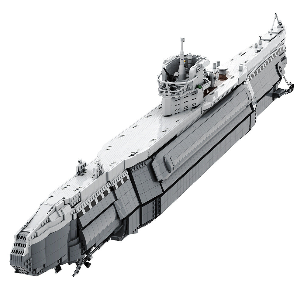 Type VIIB U-boat Building Kit | LEGO-Compatible MOC - 2