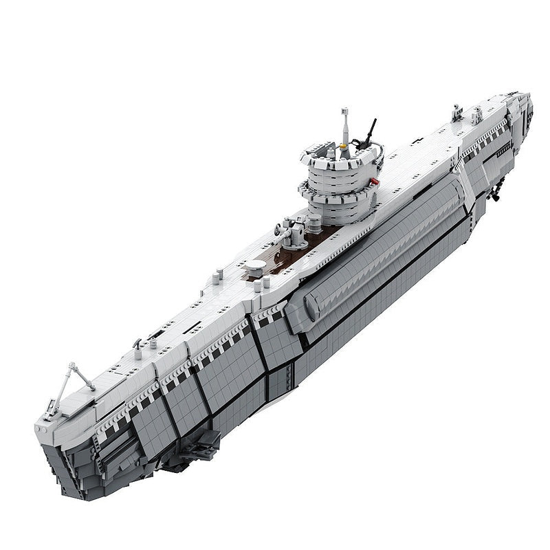 Type VIIB U-Boat MOC Building Kit - Historic Naval Submarine Construction Set - 5