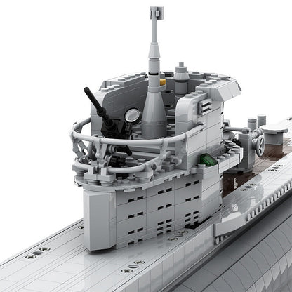 Type VIIB U-Boat MOC Building Kit - Historic Naval Submarine Construction Set - 6