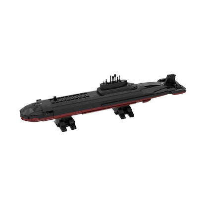 TYPHOON Nuclear Submarine MOC Building Kit Heavy Deep Sea Model - 1