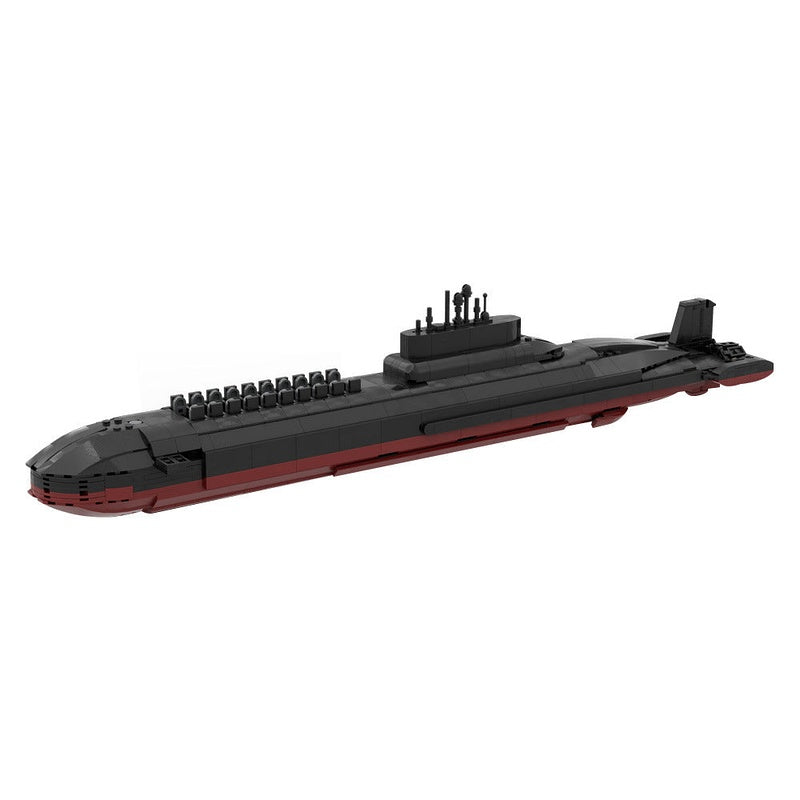 TYPHOON Nuclear Submarine MOC Building Kit Heavy Deep Sea Model - 3