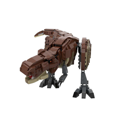 Tyrannosaurus Rex Minifigure Scale Building Kit | LEGO-Compatible MOC - 1
