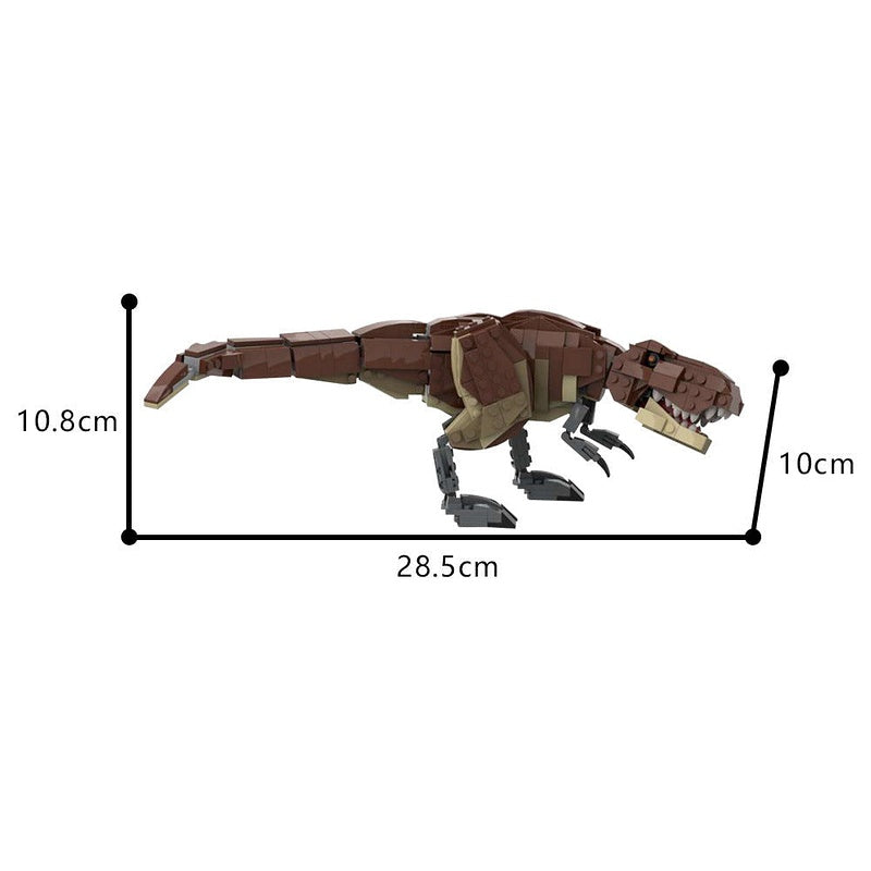 Tyrannosaurus Rex MOC Building Kit | Dinosaur Creature Display Model - 4