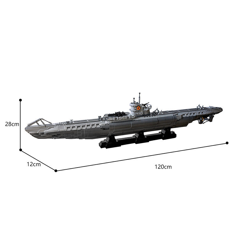 U-Boat Type VIIC Building Kit | LEGO-Compatible MOC - 8