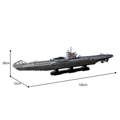 U-Boat Type VIIC Building Kit | LEGO-Compatible MOC - 8