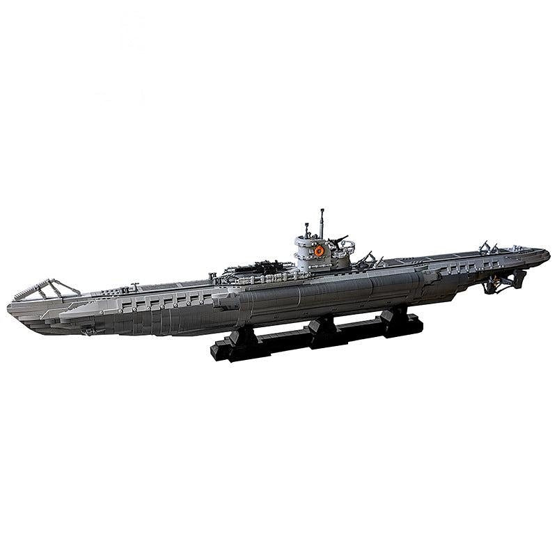 U-Boat Type VIIC Submarine MOC Building Kit | WWII Naval Display Model - 1
