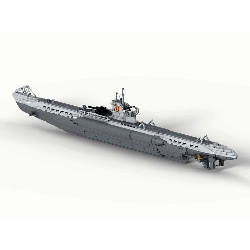 U-Boat Type VIIC Submarine MOC Building Kit | WWII Naval Display Model - 4