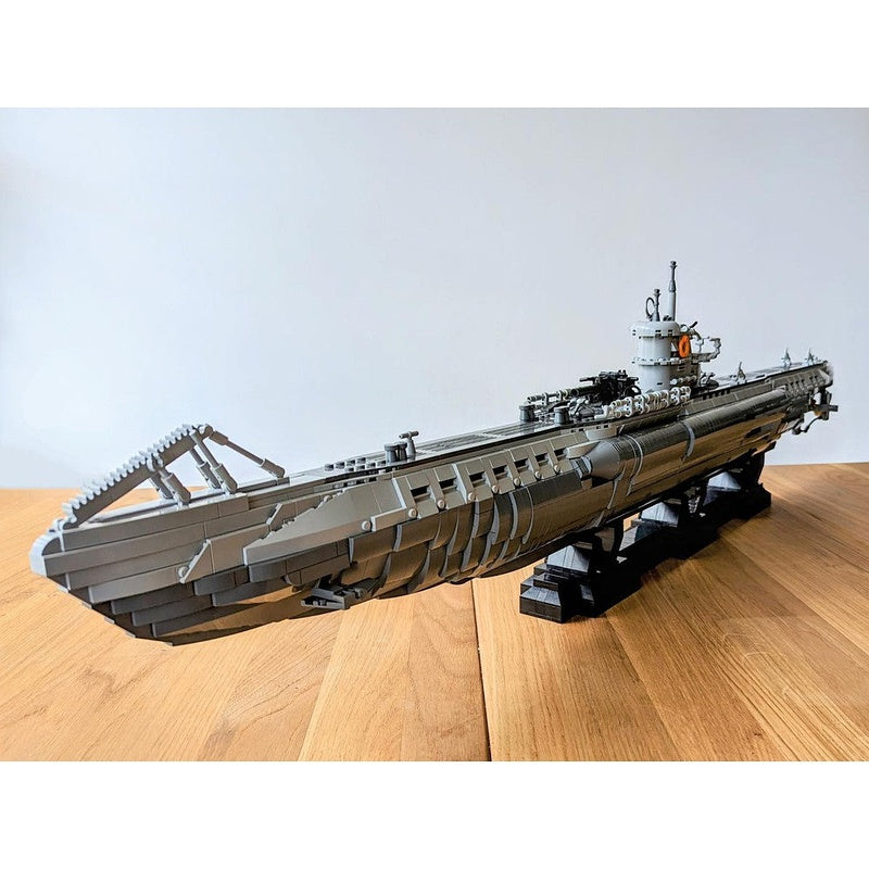 U-Boat Type VIIC Submarine MOC Building Kit | WWII Naval Display Model - 7