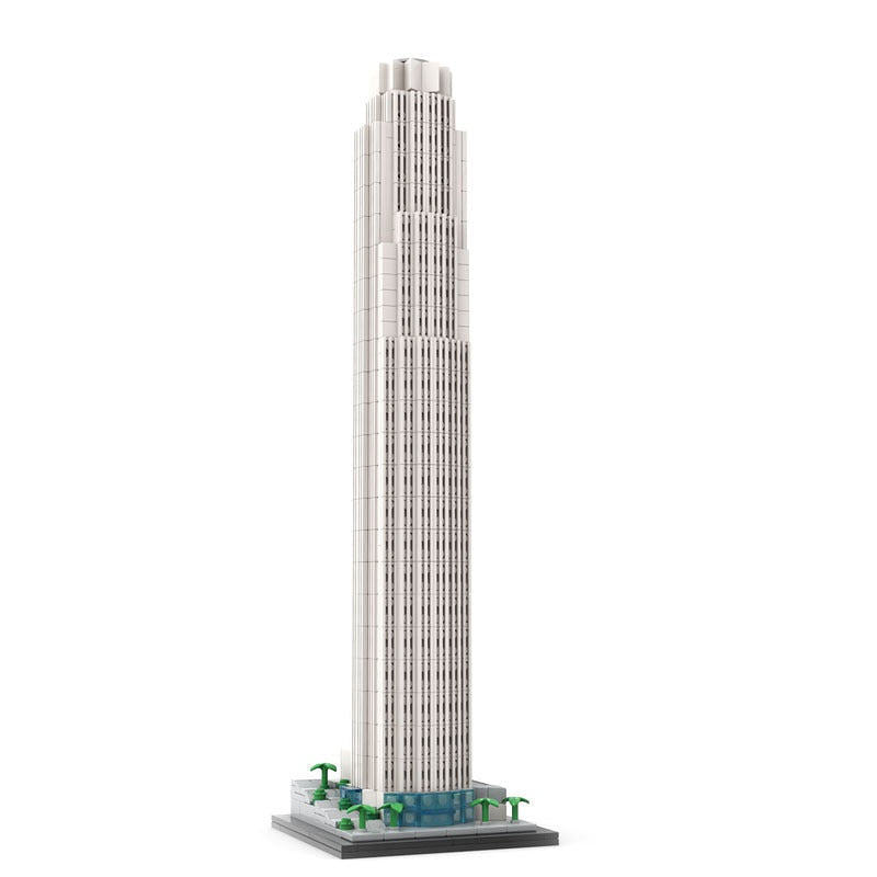 U.S. Bank Tower MOC Skyscraper Architecture Building Kit 1:800 Scale - 1
