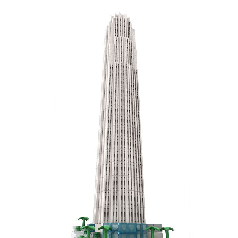 U.S. Bank Tower MOC Skyscraper Architecture Building Kit 1:800 Scale - 2