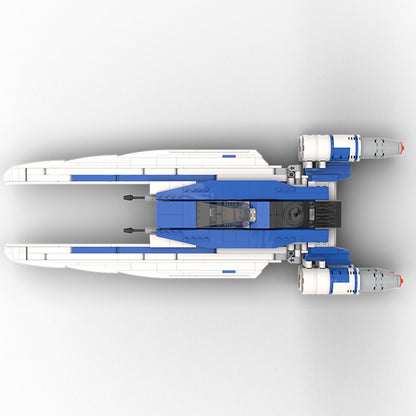 u-wing starfighter moc building kit | star wars | lego compatible moc - 2