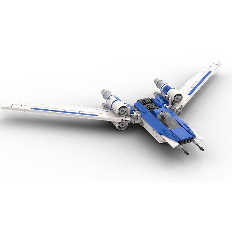 u-wing starfighter moc building kit | star wars | lego compatible moc - 3