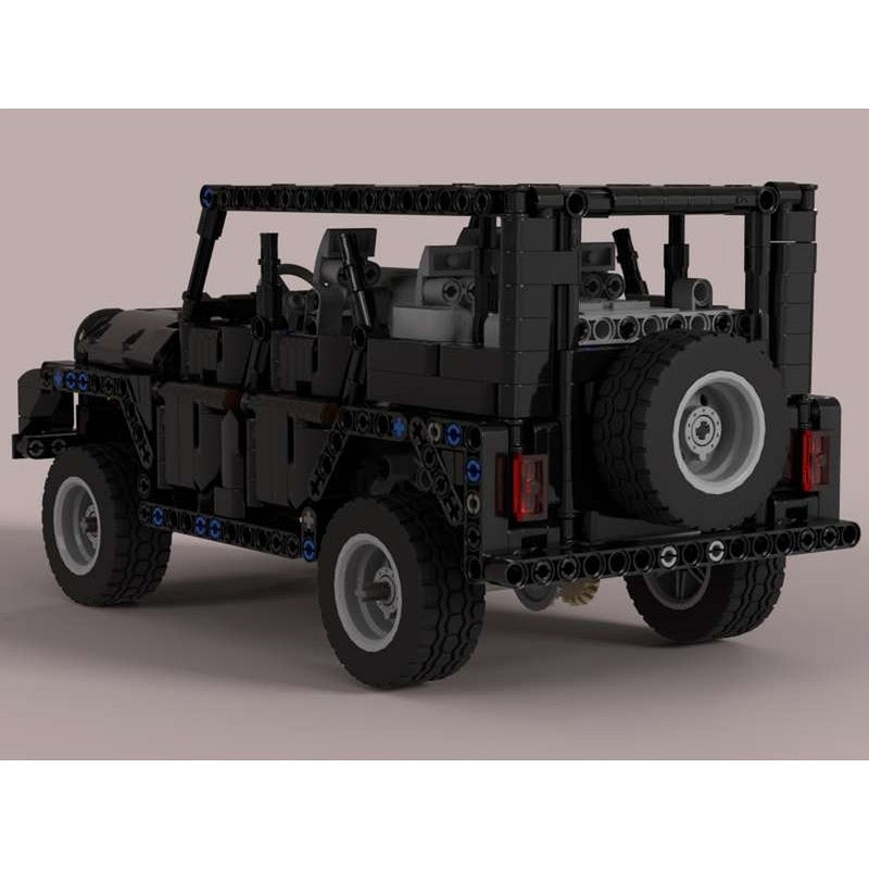 UAZ Hunter 4x4 Off-Road Vehicle MOC Building Kit - 2