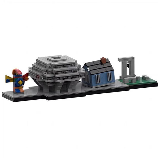 UC San Diego Campus Skyline Building Kit | LEGO-Compatible MOC - 1