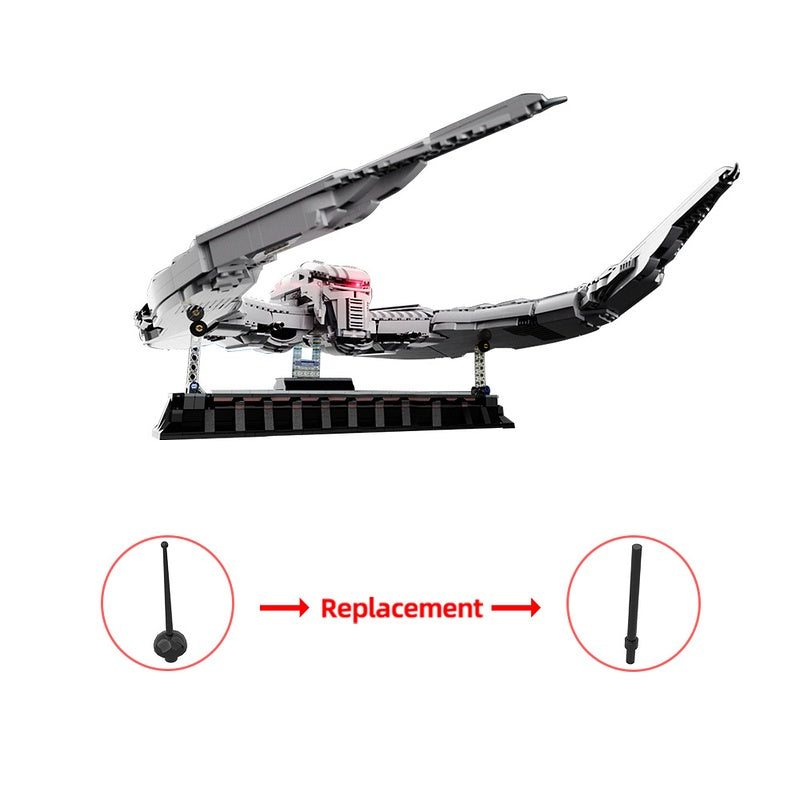 UCS Cylon Fighter Starfighter Building Kit | LEGO-Compatible MOC - 4