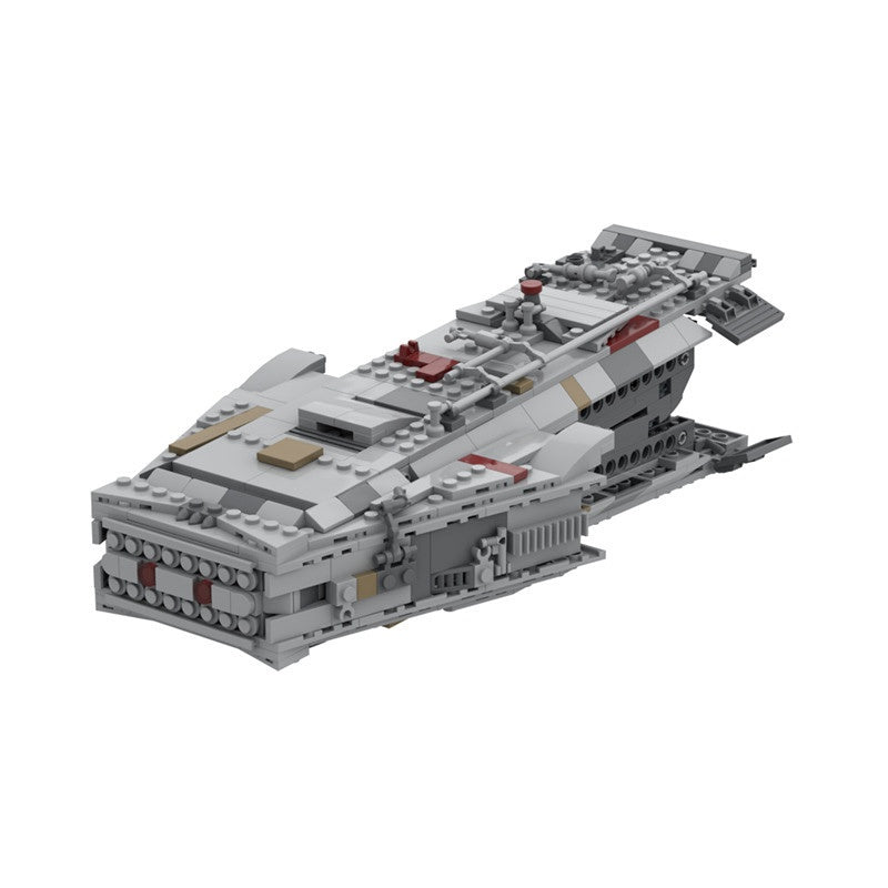 UCS Space Cargo Ship Escape Pod Building Kit | LEGO-Compatible MOC - 2