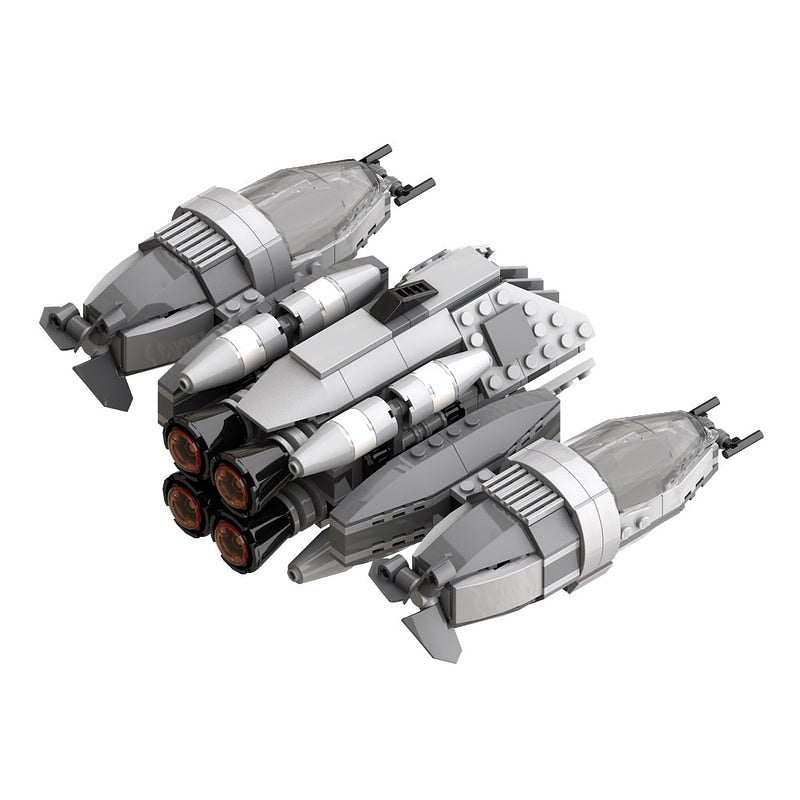 Ugly Class Galactic Starfighter MOC Spacecraft Building Kit - 1