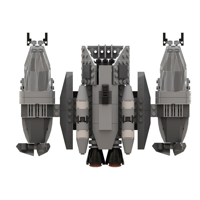 Ugly Class Galactic Starfighter MOC Spacecraft Building Kit - 2
