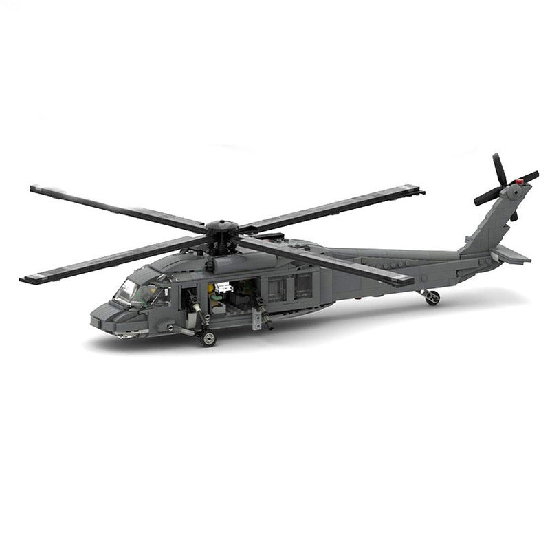 UH-60 Utility Transport Helicopter MOC Building Kit | Aircraft Model - 1